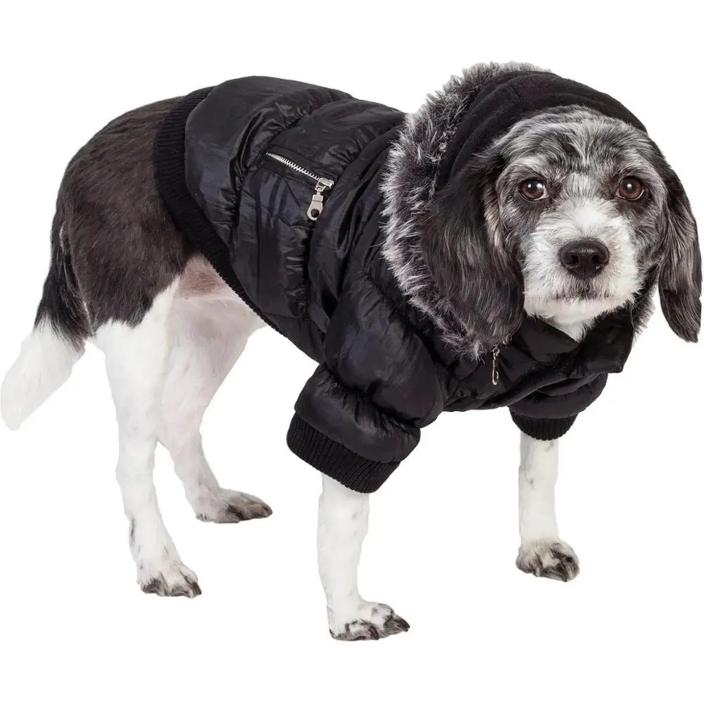 Теплая зимняя одежда для собак, съемный капюшон, парки для собак, пальто для собак, куртка, одежда для собак, плюшевый чихуахуа, XS, s, m, l, Xl, 2XL