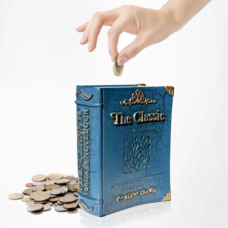 

Classic Originality Savings Pot Children Tuba Coin Save Money cash safe box Book Cask Storage Tank Gift piggy bank