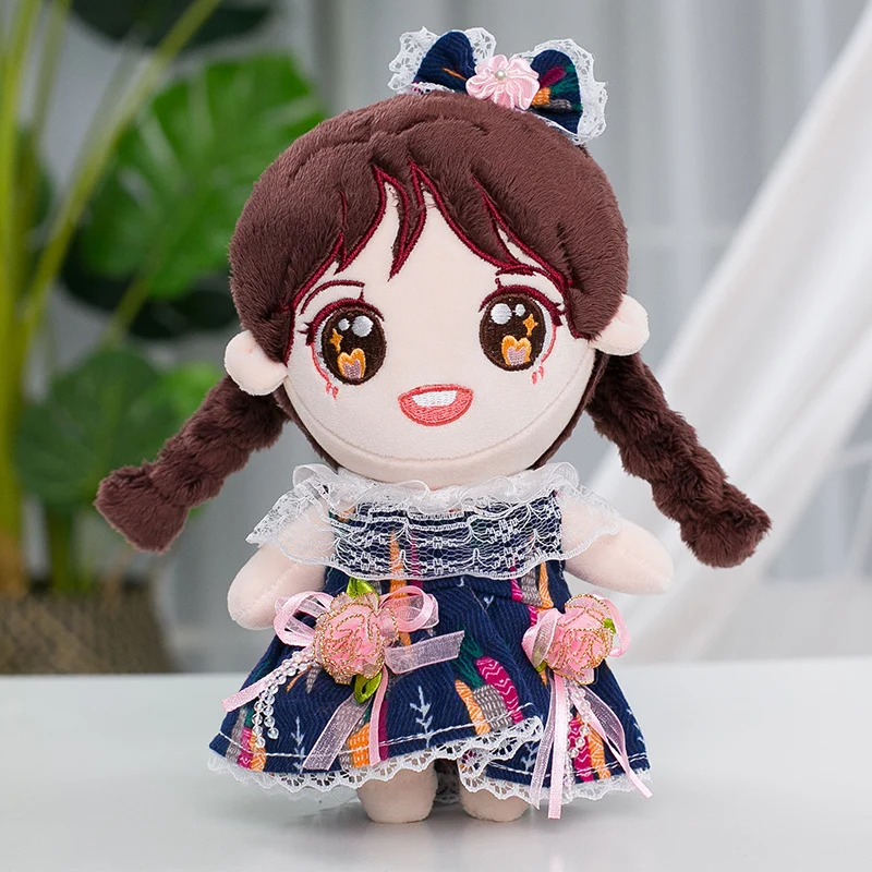Doll Clothes for 20cm Idol Dolls Baby Doll Lovely Outfit Skirt Stuffed Toy for Korea Star Kpop EXO Dolls Accessories 21