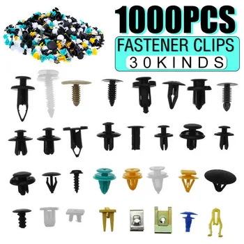 

Fastener Clips Rivets Accessories Assortment 1000Pcs Door Panel Bumper