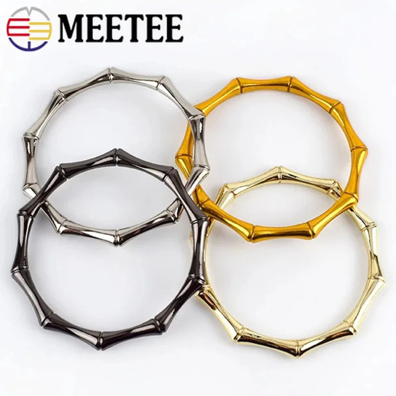2Pcs 90cm Metal Bamboo Handles Buckles for Women Bag Strap Buckle Chain Snap Hooks DIY LeatherCraft Hardware Accessories F1-67 | Дом и сад