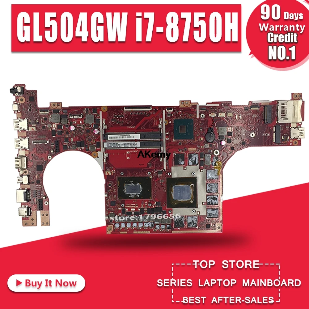 

GL504GW motherboard For ASUS ROG STRIX HERO II GL504GV GL504GW GL504 GL504GM GL504GS laptop motherboard RTX 2070 I7-8750H