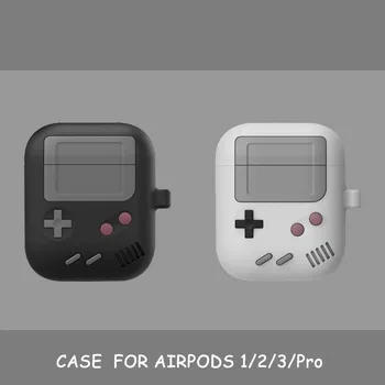

Fashion Classic Retro Game Console Wireless Bluetooth Earphone Case for Airpods 1 2 pro Cute 3D gameboy Silicon Headphone Cover