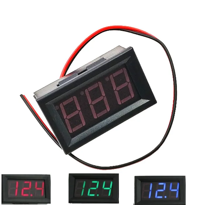 1 шт. 0 56 дюйма светодиодный цифровой вольтметр постоянного тока 4 5 в 30 бытовой