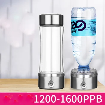 

420ml SPE/PEM Rich Hydrogen Water Generator Dual Use Water Ionizer Maker Antioxidant Alkaline Healthy Smart Water Bottle Pitcher