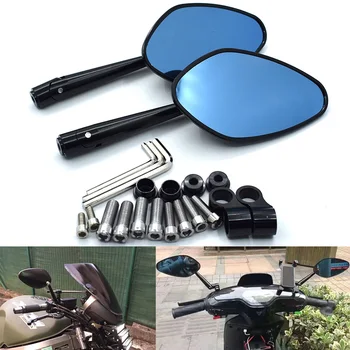 

New universal motorcycle rearview mirror CNC aluminum alloy for Kawasaki ZX6R 636 ZX10R Z750R Z1000 Z1000SX NINJA 1000 EX300 300