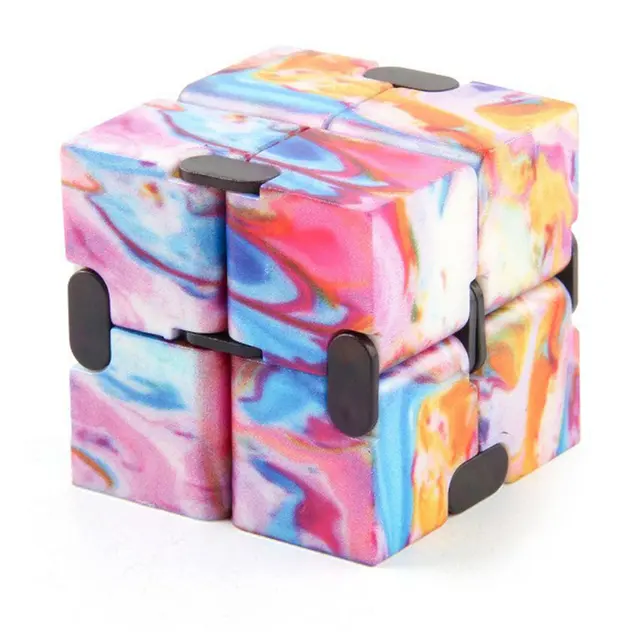 Puzzle Cube Durable Exquisite Decompression Toy Infinity Magic Cube For Adults Kids Fidget Toys Anti-stress Anxiety Desk Toys 5