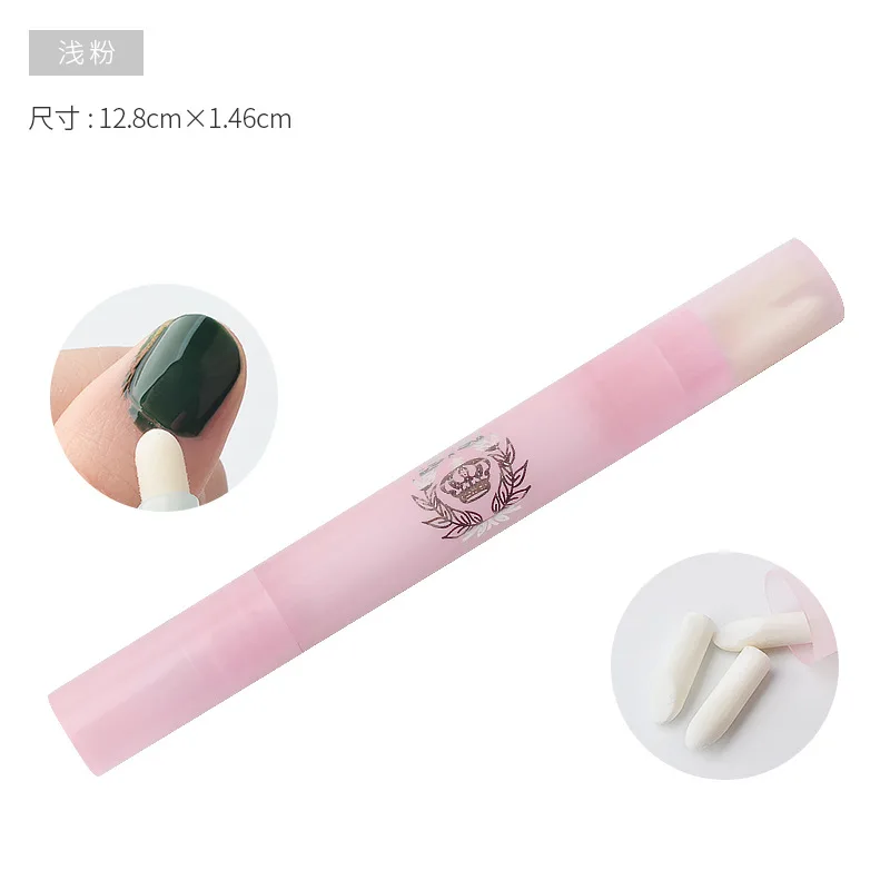 Pink 1 шт./лот, 4 цвета, инструмент для снятия гель-лака с ногтей, корректор для очистки краев, ручки, растворяющий лак, гель, УФ маникюрные инструменты - Цвет: Pink