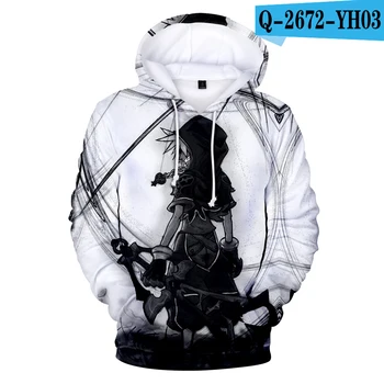 

Hot sale 3D Hoodies Kingdom heart Men/women long sleeve autumn Winter warm kingdom hearts 3D Hoodies Men Streetwear fashion tops