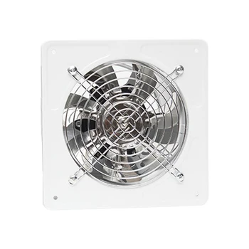

220V Ventilator Extractor Wall Mounted 6 Inch Exhaust Fan Low Noise Home Bathroom Kitchen Garage Air Vent Ventilation