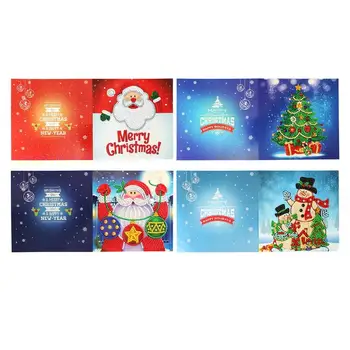 

DIY Resin Diamond Painting 5D Cartoon Christmas Cross Stitch Kids Excellent Special Shaped Drill Paper Jam Greeting Cards