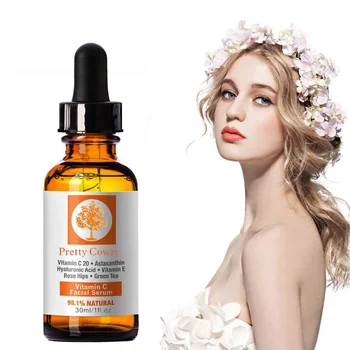 

Vitamin C Facial Anti Wrinkle Serum Remove Dark Spots Hyaluronic Acid Whitening Serum Anti Aging Essence 30ML Face Serum TSLM1