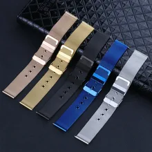 

Milanese Watchband 10mm 12mm 14mm 16mm 18mm 20mm 22mm Universal Stainless Steel Metal Wrist Band Bracelet Quick Release Strap