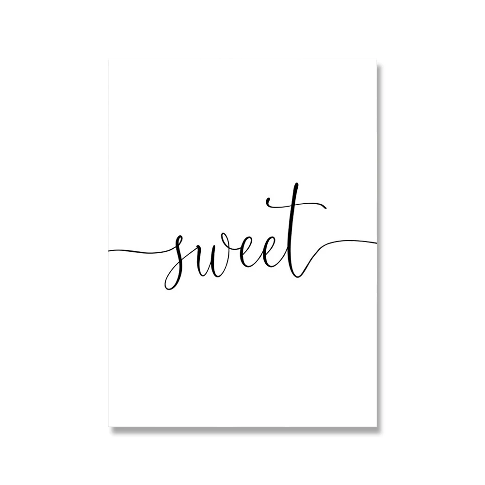 Minimalist-Black-and-White-Sweet-Dreams-Quotes-Heart-Love-Canvas-Painting-Nursery-Posters-Prints-Wall-Art (5)