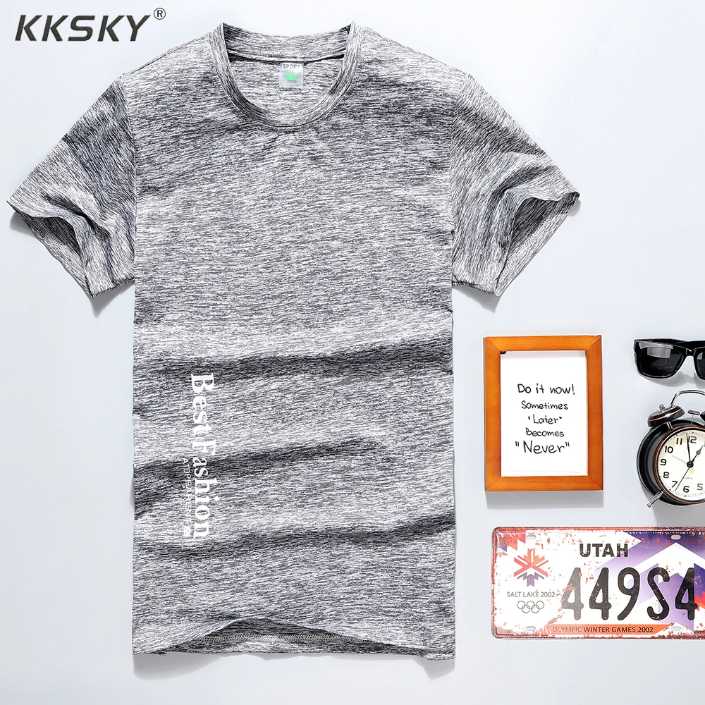 

Korean Mens T Shirts O Neck Casual Tee Shirts Homme Polyester T-shirt Men Short Sleeve Cool Tee Male Slim M-3xl Summer Tops