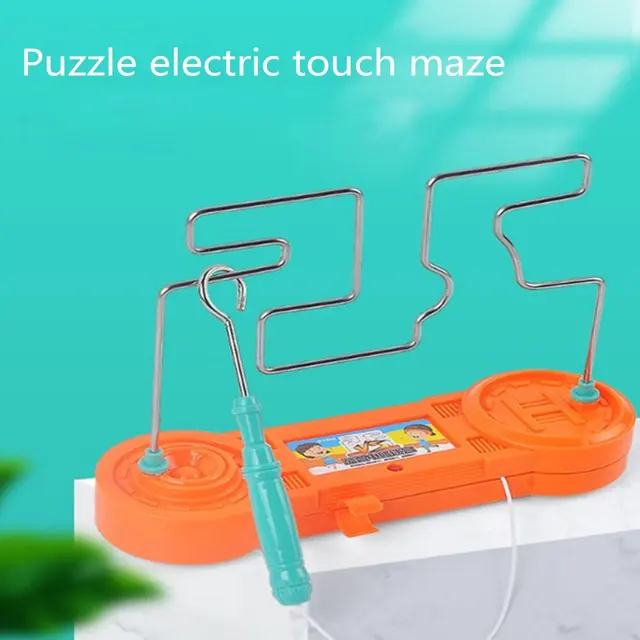 Kids Collision Electric Shock Toy Education Electric Touch Maze Game Party Funny Game Science Experiment Toys for Children Gift 4