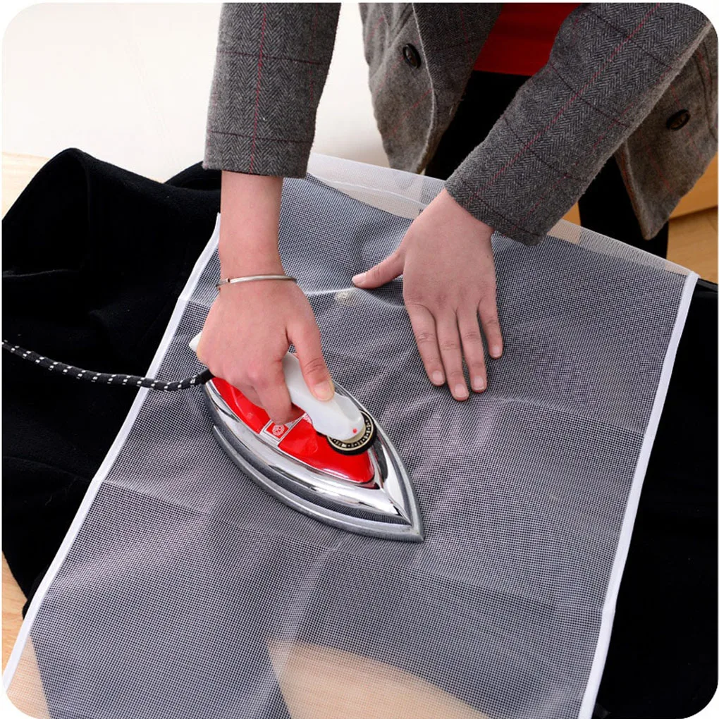 2PCS Foldable Heat Resistants Ironing Cloth Mat Protective Insulation Pads Net 