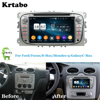 

Car radio Android multimedia player 4G RAM For Ford/Focus/S-Max/Mondeo 9/GalaxyC-Max GPS Car touch screen Support carplay