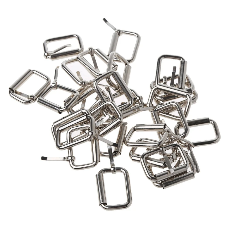 60Pcs 1 Inch Heavy Duty Multi-Purpose Metal Roller Buckles Rings for Belts Hardware Bags Ring Hand DIY Accessories