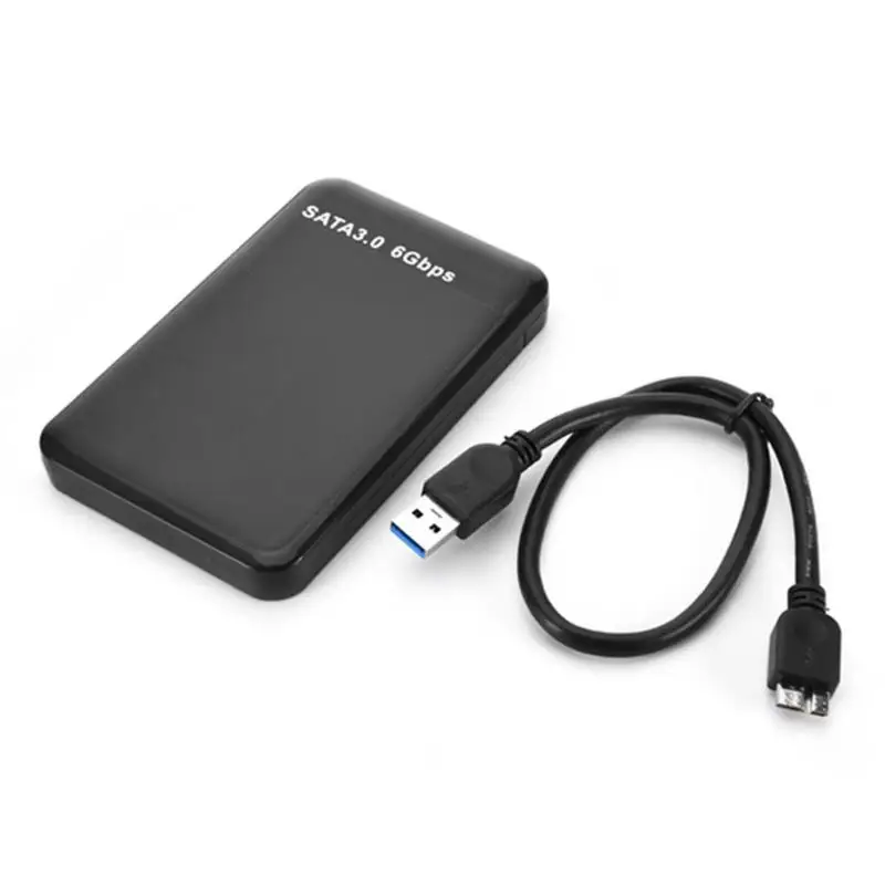 

VKTECH 2.5 Inch USB3.0 SATA3.0 External Case HDD SSD Hard Drive Disk 3TB Enclosure Dock Storage Box Portable External Case New