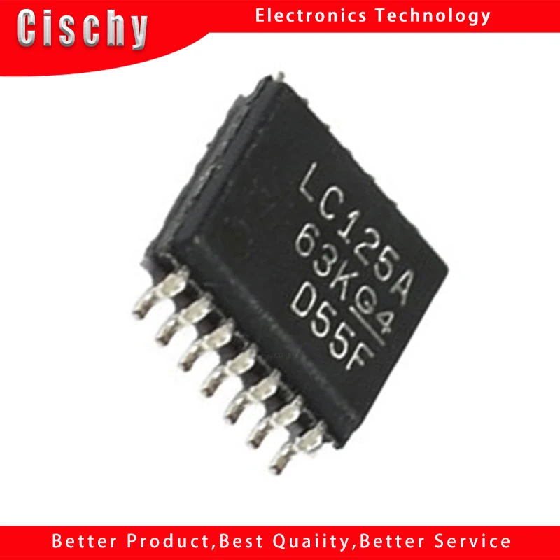 

10 шт./лот SN74LVC125APWR 74LVC125APW LVC125A TSSOP-14