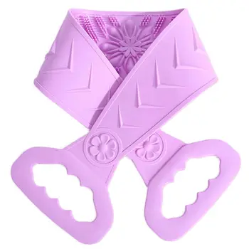 

Silicone Brushes Bath Shower Towels Rubbing Exfoliating Back Mud Peeling Body Massage Shower Dual Sided Scrubber Skin Clean