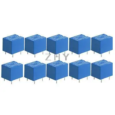 

10 x DC 12V Coil 10A/125V AC 10A/28V DC 5 Pins SPST Power Relay JQC-3F
