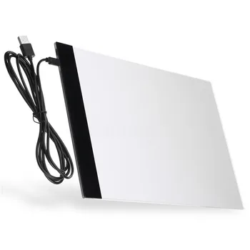 

A4 USB LED Art Stencil Board Light Tracing Drawing Copy Pad Table Box UY8
