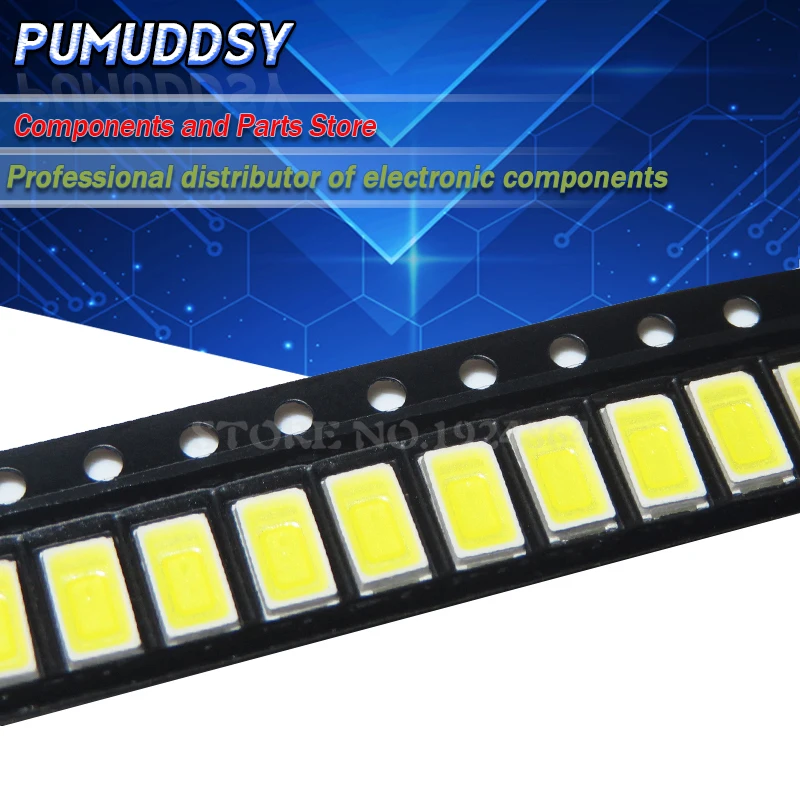 200 шт 5730 0 5 W-150Ma 50-55lm 5600K-6400K белый свет SMD LED Диоды (3 2 ~ 3 4 V) | Электронные компоненты и