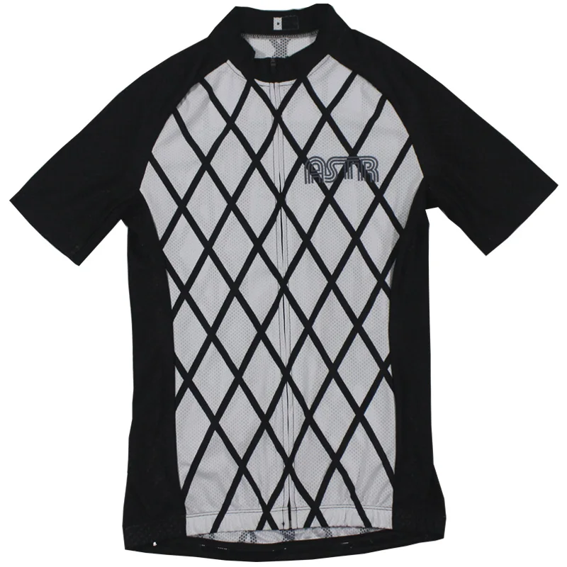 2019 Pro team Cycling Jersey Diamond stripe Top Summer Racing Cycling Clothing Ropa Ciclismo Short Sleeve mtb Bike Jersey Shirt