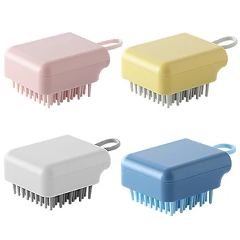 

Shampoo Brush Head Massage Shampoo Comb Silicone Adult Men And Women Scalp Shampoo Hair Grabber Shampoo Artifact