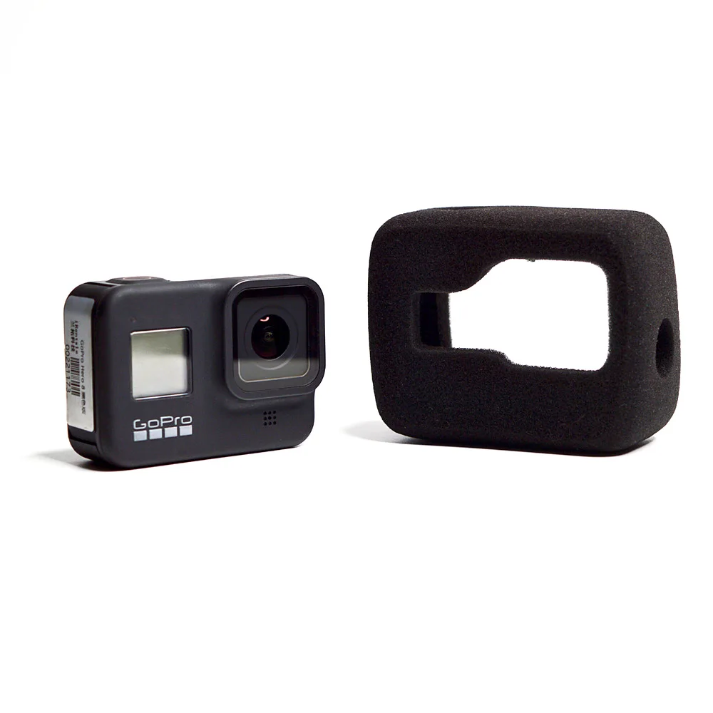Go pro 8 record ветровое стекло рамка силиконовый чехол Закаленное стекло пленка Водонепроницаемый Чехол Сумка для фильтра для Gopro hero 8 Черные Аксессуары
