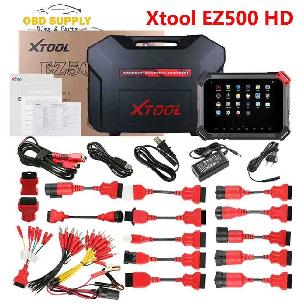 Heavy Duty Diagnostic Tool Xtool EZ500 HD Full System Auto Key Programmer Engine ABS ACM CDS COM SRS DPF WIFI Special Function