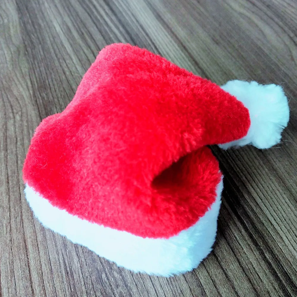 Новые рождественские украшения для лет, Рождественская шапка для питомца, шапка для собаки, плюшевая шапка, navidad natal kerst, Рождественская шапка#40