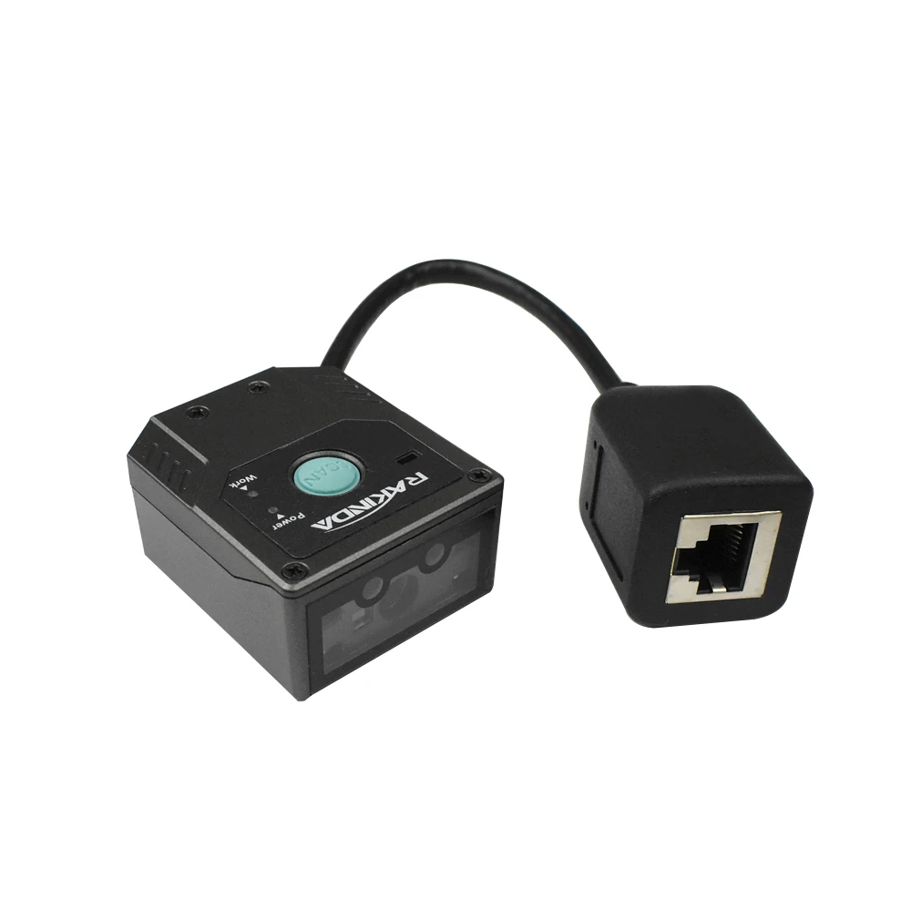 LV3000H-1D QR Datamatrix Fixed Mount Barcode Scanner ID Card Passport MRZ Reader USB/RS232 Port For Kiosk Cabinet Assembly Line