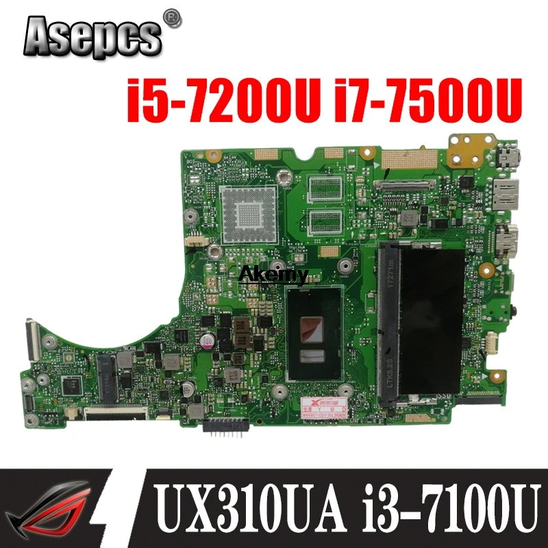 UX310UA Motherboard i3-7100U/i5-7200U/i7-7500U For ZenBook ASUS UX310U UX310UA UX310UV UX301UQ Laptop motherboard (Exchange)! !