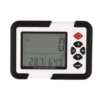 

TY-17Desktop Carbon Dioxide Data logger Gas Detector Analyzer Monitor LCD/PC Dioxide Air Temperature Humidity Data