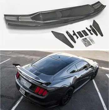 

APR GT STYLE REAL CARBON FIBER REAR WING TRUNK LIP SPOILER FOR FORD MUSTANG 2015 2016 2017 2018 2019 2020 2021 YEAR