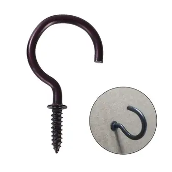 

18PCS Iron Metal Hanging Hooks Easy Installation Hanger for Kitchen Bathroom Kit 449C