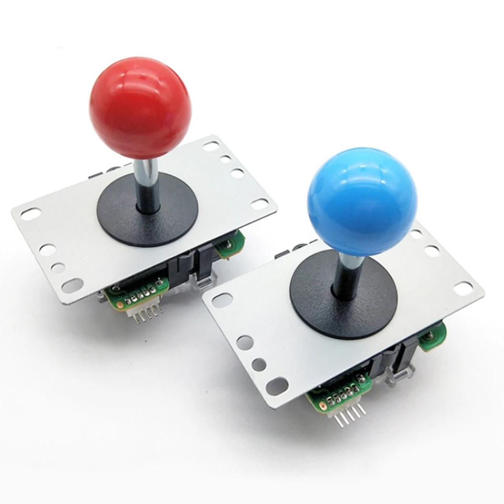 MagiDeal 2 Players Arcade Push Buttons Joystick Controller DIY Accessories Part Arcade Buttons and Joystick Kit