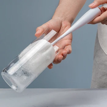 

Sponge For Pots Teapot Cleaning Tool Coffee Washing Glass Cup Free Standing Baby Supplies Bottle Brush Home Kitchen Long Handle