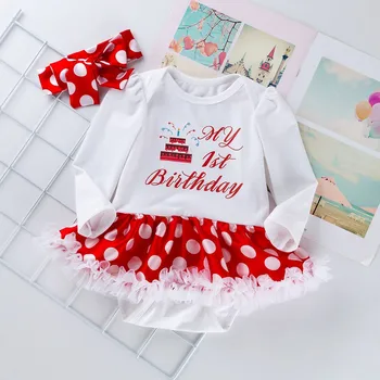 

Polka Dot Newborn Baby Girl Infant Bodysuit Jumpsuit Bodysuit Girls Clothes Tutu Dress Outfit Newborn Baby Girl Bodysuit Dress