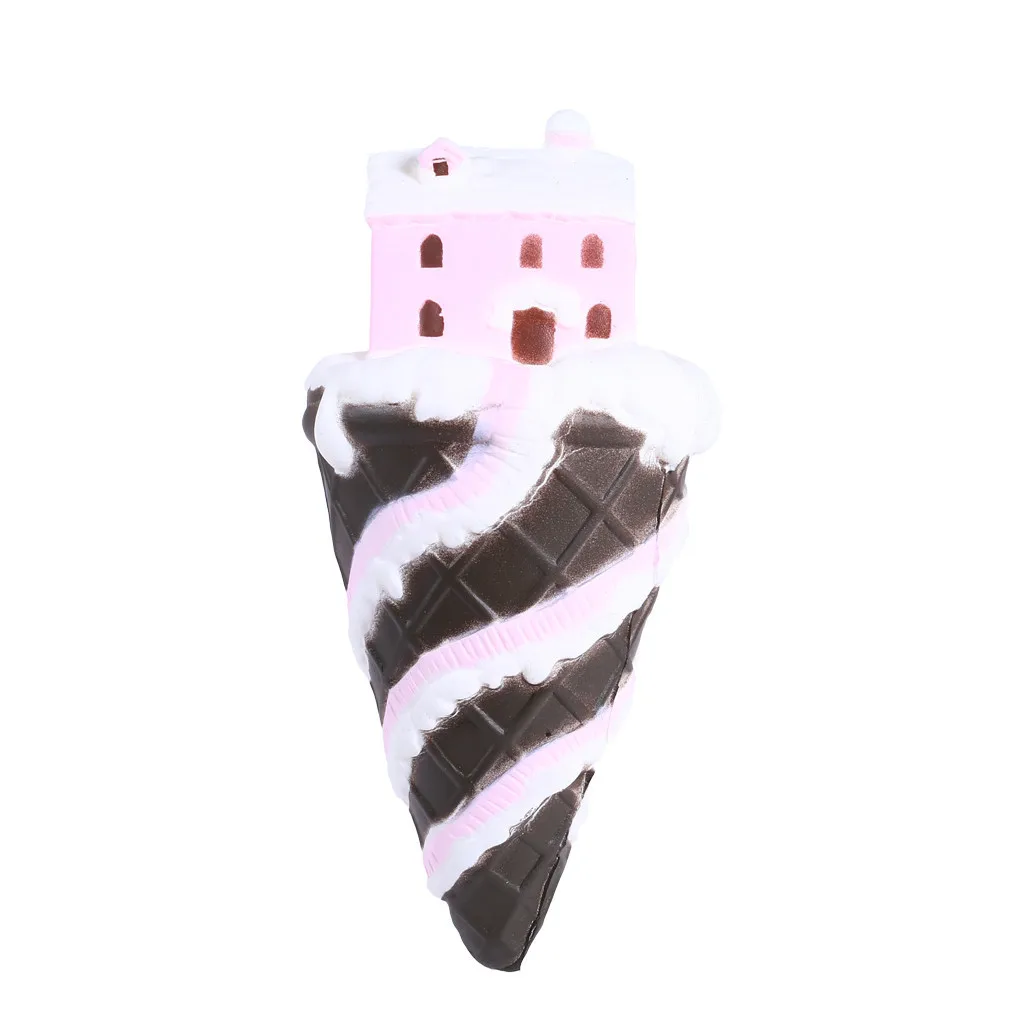 ice Cream House Gifts Soft Slow Rising Squeeze Toy Simulation of slow rebound decompression toy birthday gift #A