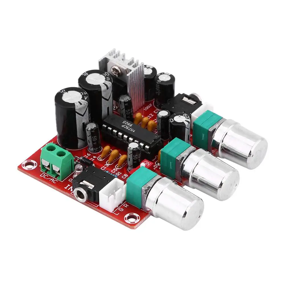 Цифровой аудиопроцессор привод предварительный усилитель AC/DC 12 В R1075 Tone Board BBE
