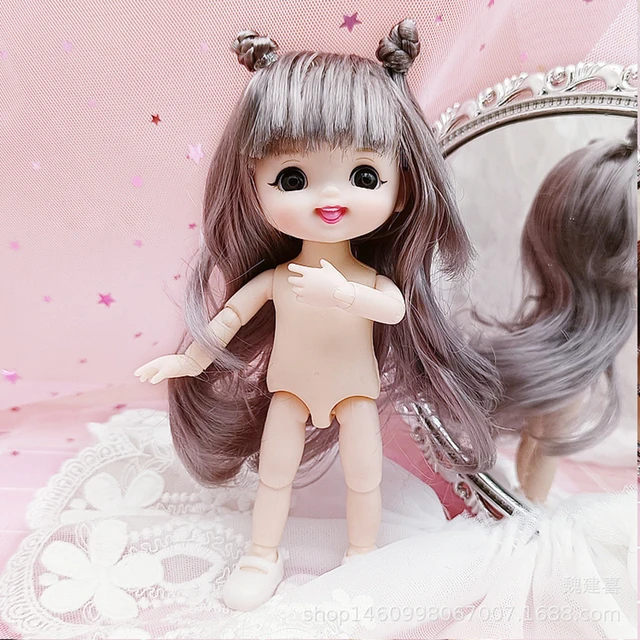 Adollya 1/12 BJD Doll Body 16cm Nude 13 Joints Doll Toys for Girls Naked Ball Jointed Swivel Doll Toys for Children 5