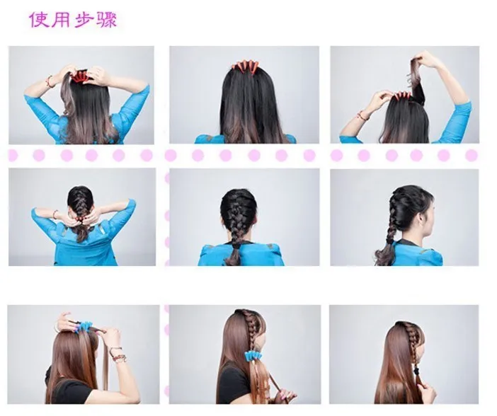 

New Style CHILDREN'S Hair Accessories Little Girl Tress Device for Tying Hair Up-do Useful Product Girls Braid Hair around fa ba
