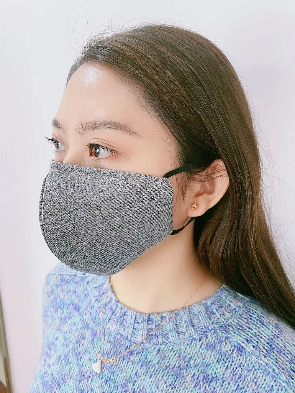 gray mask