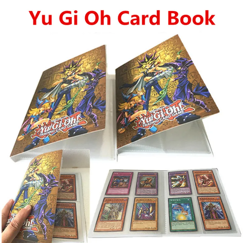 Yu Gi Oh карточная Коллекция Книга для хранения карт отделка аниме карты детские игрушки игра мастер детская карточная книга