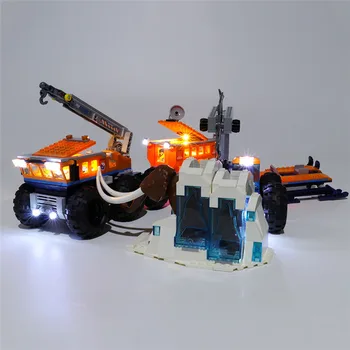 

2 USB Powered Building Blocks LED Lighting Kit For Arctic Mobile Exploration Base 60195 (LED Included Only, No Kit)For Children