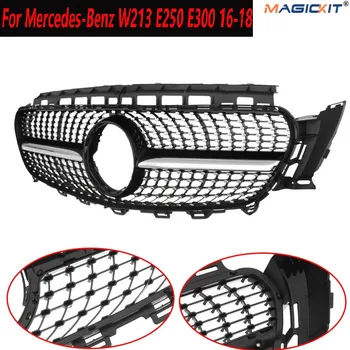 

MagicKit Front Grille Black Diamond Amg Style Grill For Mercedes Benz E-Class W213 2016+